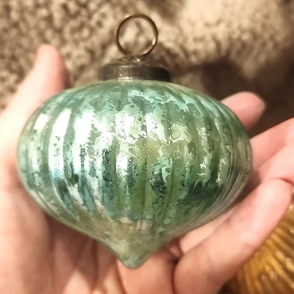 Set of 6 glass ornaments - Picture 11 of 12